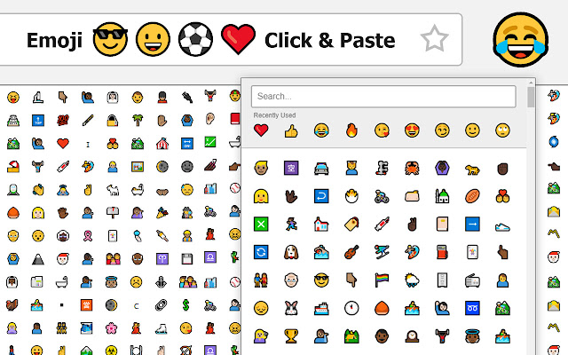 Emoji 😂 Search 👀 Click 👉 Paste 👍 chrome谷歌浏览器插件_扩展第1张截图