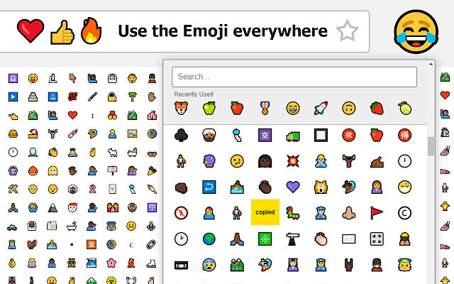 Emoji 😂 Search 👀 Click 👉 Paste 👍 chrome谷歌浏览器插件_扩展第3张截图