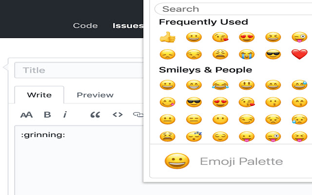 Emoji Palette chrome谷歌浏览器插件_扩展第1张截图