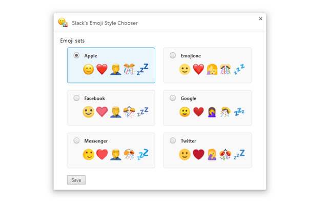 Slack's Emoji Style Chooser chrome谷歌浏览器插件_扩展第2张截图