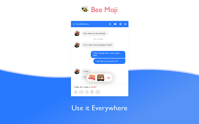 Bee Moji chrome谷歌浏览器插件_扩展第2张截图