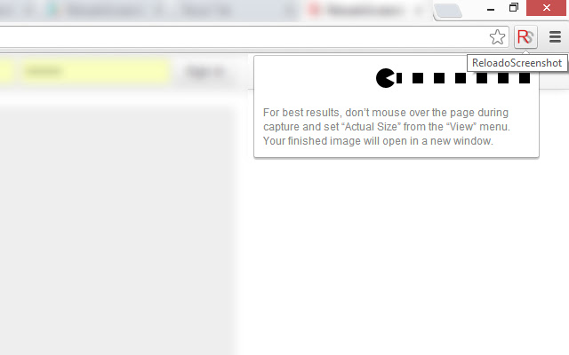 ReloadoScreenshot chrome谷歌浏览器插件_扩展第1张截图