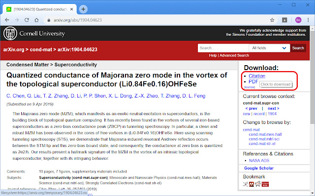 arXiv citation chrome谷歌浏览器插件_扩展第1张截图