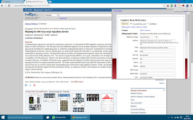 Capture EndNote Reference chrome谷歌浏览器插件_扩展第1张截图