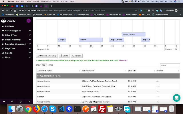LawGro MagicTime Autotime Capture for Lawyer chrome谷歌浏览器插件_扩展第4张截图
