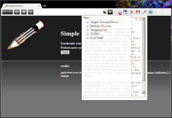 Simple Notepad chrome谷歌浏览器插件_扩展第2张截图