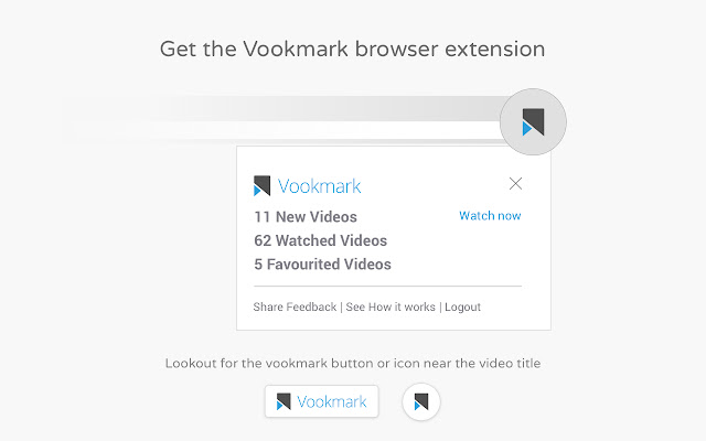 Vookmark - Easy video bookmarking chrome谷歌浏览器插件_扩展第1张截图