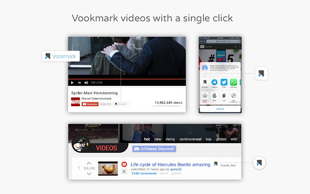 Vookmark - Easy video bookmarking chrome谷歌浏览器插件_扩展第3张截图