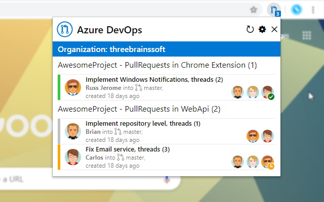 Azure DevOps Extension chrome谷歌浏览器插件_扩展第2张截图