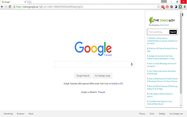 TheDroidWay : Modify your Android our Way chrome谷歌浏览器插件_扩展第1张截图