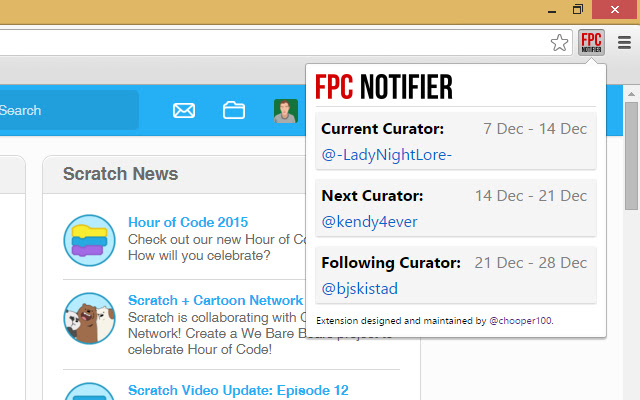 FPC Notifier chrome谷歌浏览器插件_扩展第1张截图
