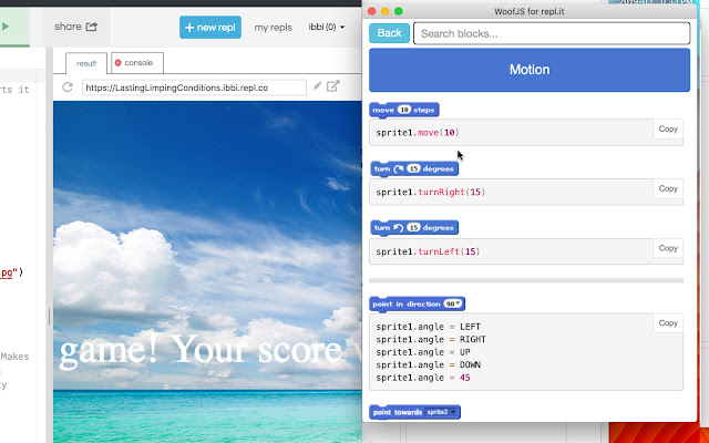 Scratch to Javascript chrome谷歌浏览器插件_扩展第3张截图