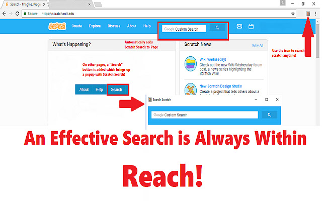 Scratch Search chrome谷歌浏览器插件_扩展第1张截图