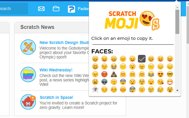 ScratchMoji chrome谷歌浏览器插件_扩展第2张截图