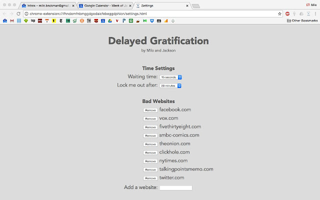 Delayed Gratification chrome谷歌浏览器插件_扩展第2张截图