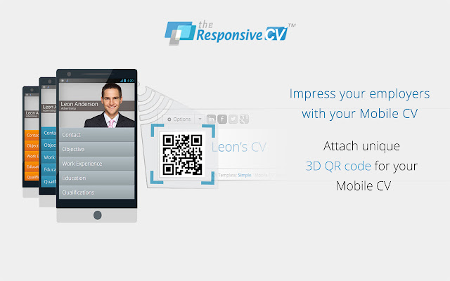 Responsive CV: Resume Maker from LinkedIn chrome谷歌浏览器插件_扩展第3张截图