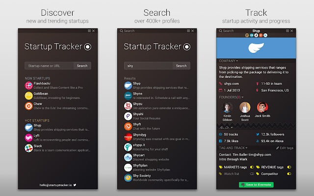 Startup Tracker chrome谷歌浏览器插件_扩展第1张截图
