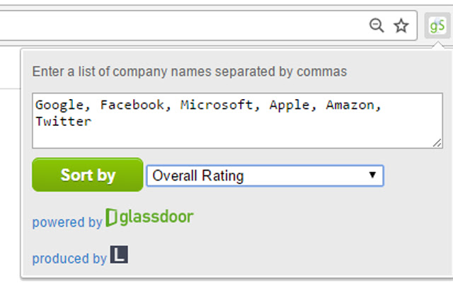 GlassSort chrome谷歌浏览器插件_扩展第1张截图