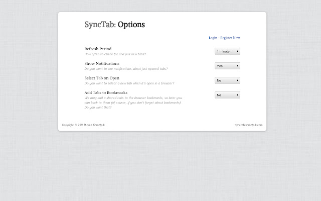 SyncTab chrome谷歌浏览器插件_扩展第2张截图