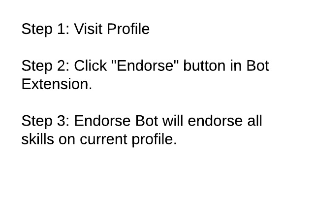 LinkedIn Endorse Bot chrome谷歌浏览器插件_扩展第2张截图