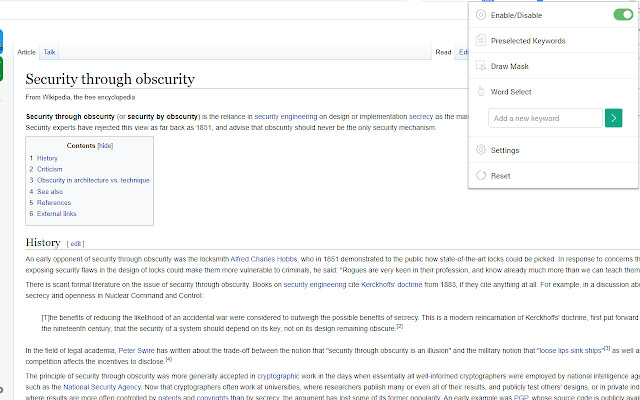 Obscurit.app chrome谷歌浏览器插件_扩展第1张截图