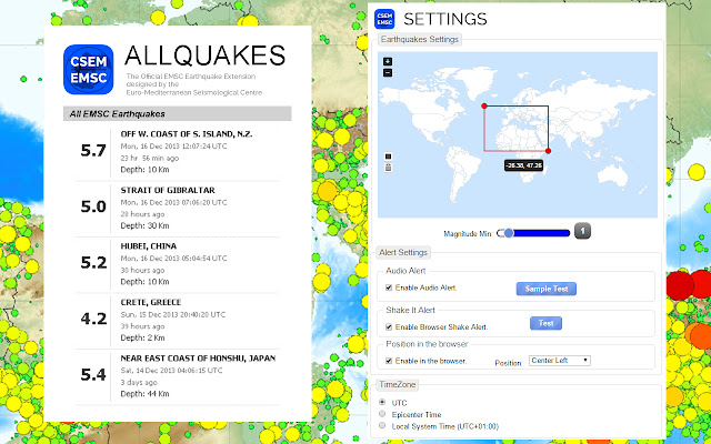 AllQuakes chrome谷歌浏览器插件_扩展第1张截图