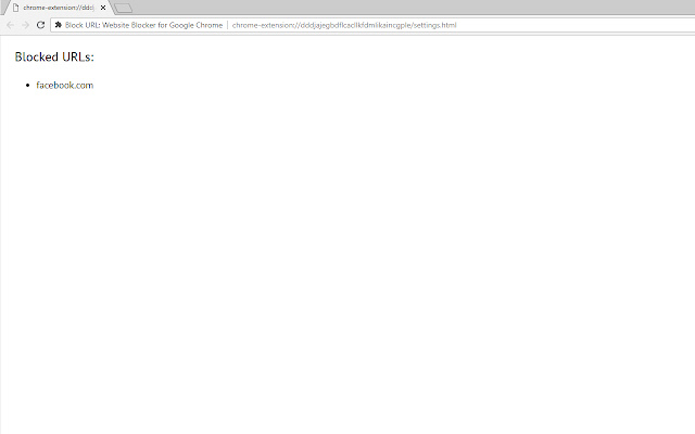Block URL: Website Blocker for Google Chrome chrome谷歌浏览器插件_扩展第2张截图