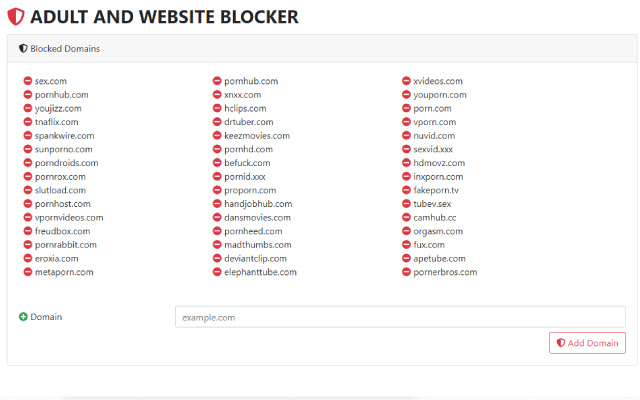 Porn Websites Blocker chrome谷歌浏览器插件_扩展第2张截图