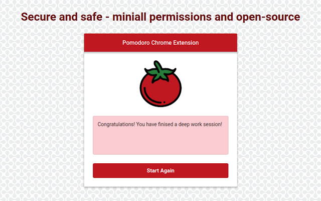 Pomodoro Chrome Extension chrome谷歌浏览器插件_扩展第3张截图