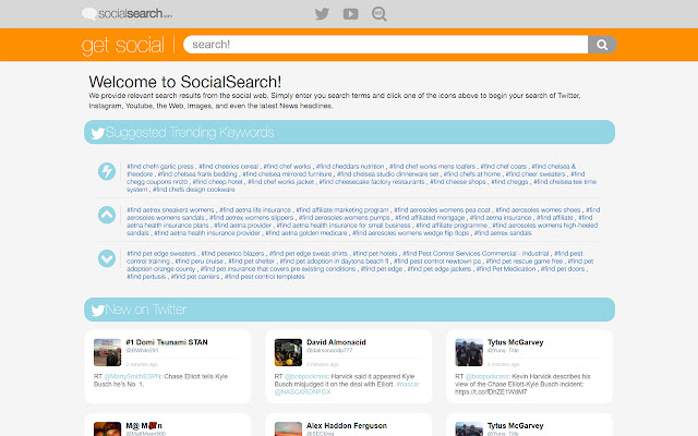 Social Search Extension chrome谷歌浏览器插件_扩展第1张截图