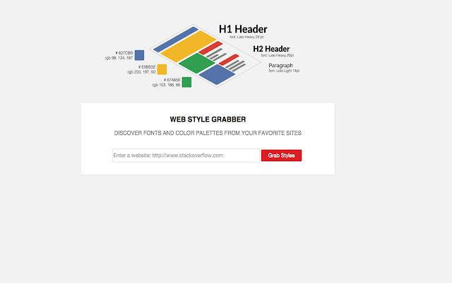 Web Style Grabber chrome谷歌浏览器插件_扩展第1张截图