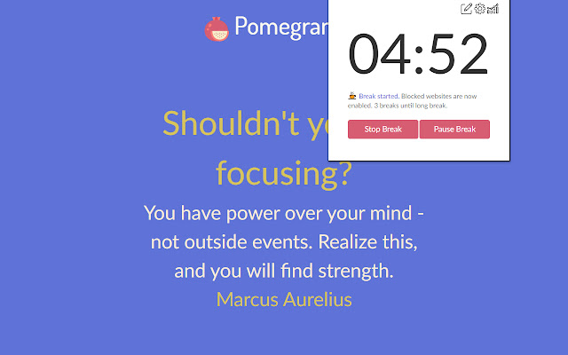 Pomegranate: Website Blocker/Pomodoro® Timer chrome谷歌浏览器插件_扩展第3张截图