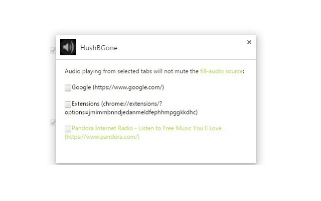 HushBGone chrome谷歌浏览器插件_扩展第2张截图