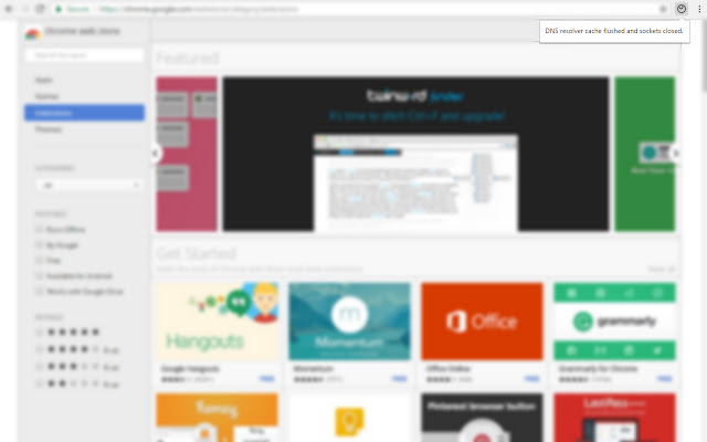 Flush DNS & close sockets chrome谷歌浏览器插件_扩展第1张截图