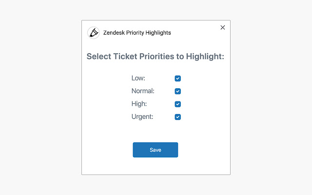 Zendesk Priority Highlights chrome谷歌浏览器插件_扩展第3张截图