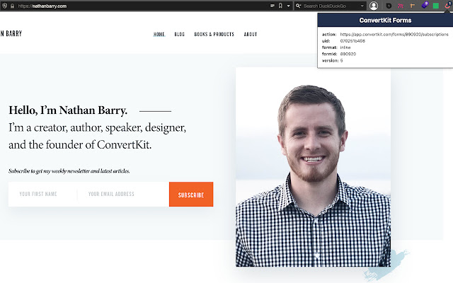 ConvertKit Forms chrome谷歌浏览器插件_扩展第1张截图