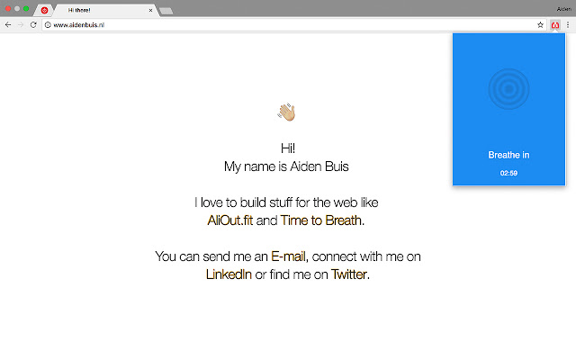 Time to Breathe chrome谷歌浏览器插件_扩展第2张截图