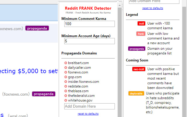 Reddit FRANK Detector chrome谷歌浏览器插件_扩展第5张截图