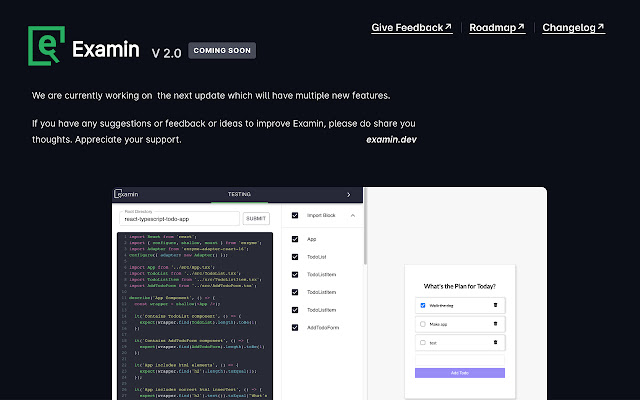 Examin chrome谷歌浏览器插件_扩展第2张截图