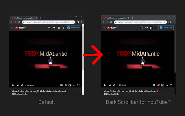 Dark Scrollbar for YouTube™ chrome谷歌浏览器插件_扩展第1张截图