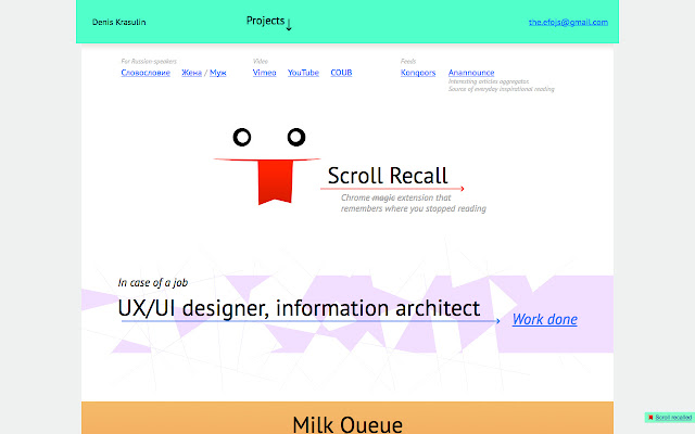 Scroll Recall chrome谷歌浏览器插件_扩展第1张截图
