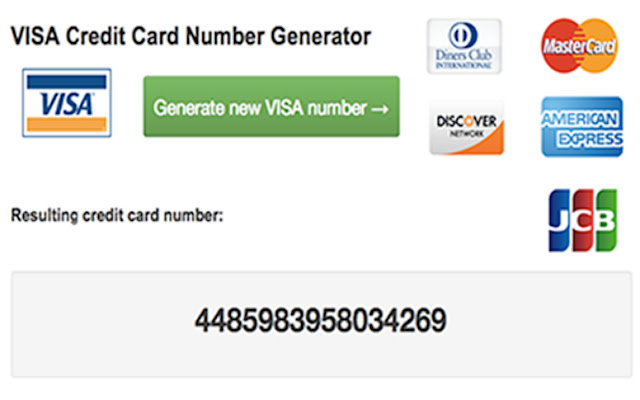 Credit Cards Number chrome谷歌浏览器插件_扩展第1张截图