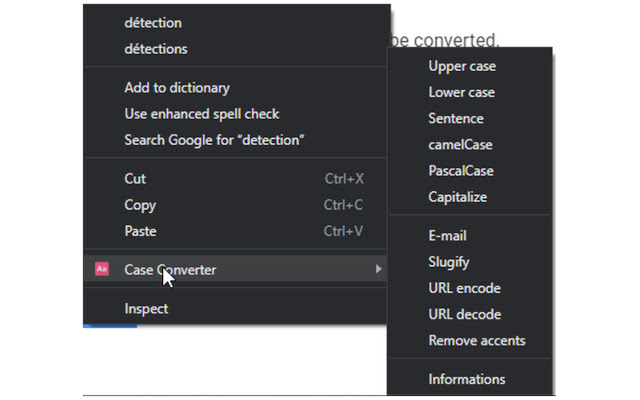 Case Converter chrome谷歌浏览器插件_扩展第2张截图