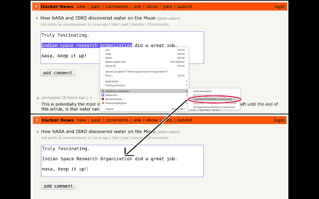 ApexCase Capitalizer chrome谷歌浏览器插件_扩展第1张截图