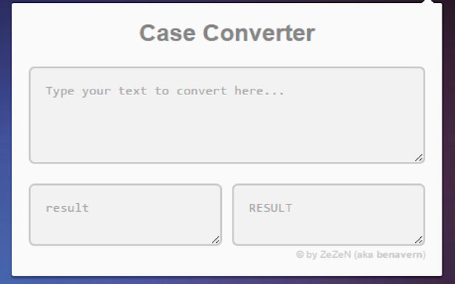 Case converter chrome谷歌浏览器插件_扩展第1张截图