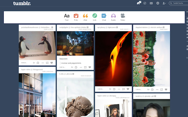 Tumblr - Tiled Dashboard chrome谷歌浏览器插件_扩展第2张截图