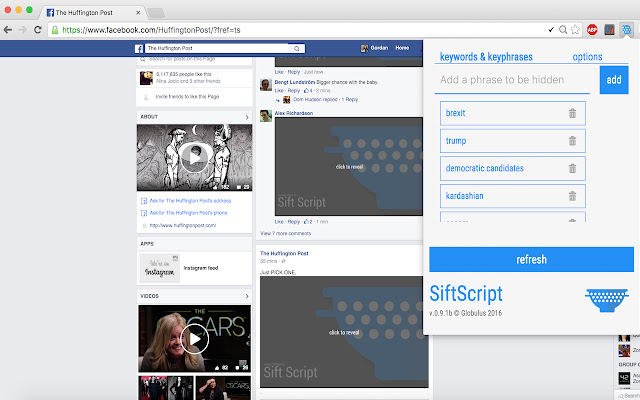 SiftScript chrome谷歌浏览器插件_扩展第4张截图