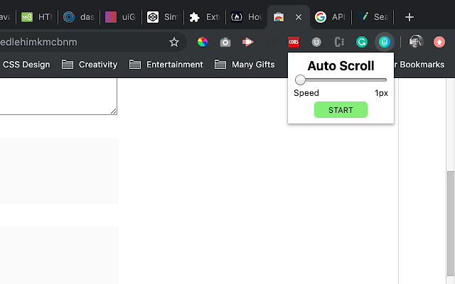 Auto Scroller chrome谷歌浏览器插件_扩展第1张截图