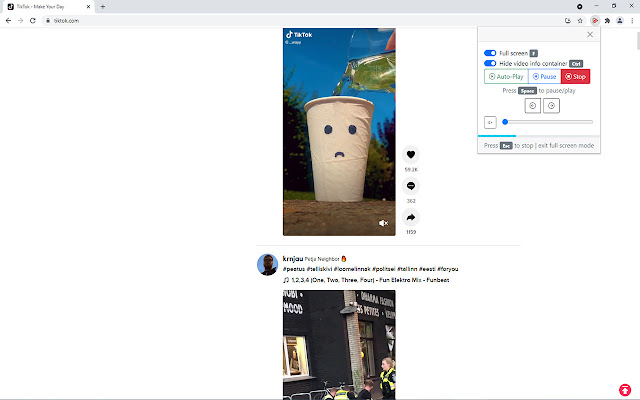 Auto Scroll for TikTok Player chrome谷歌浏览器插件_扩展第2张截图