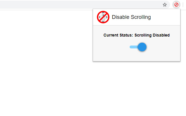 Disable Scrolling chrome谷歌浏览器插件_扩展第1张截图